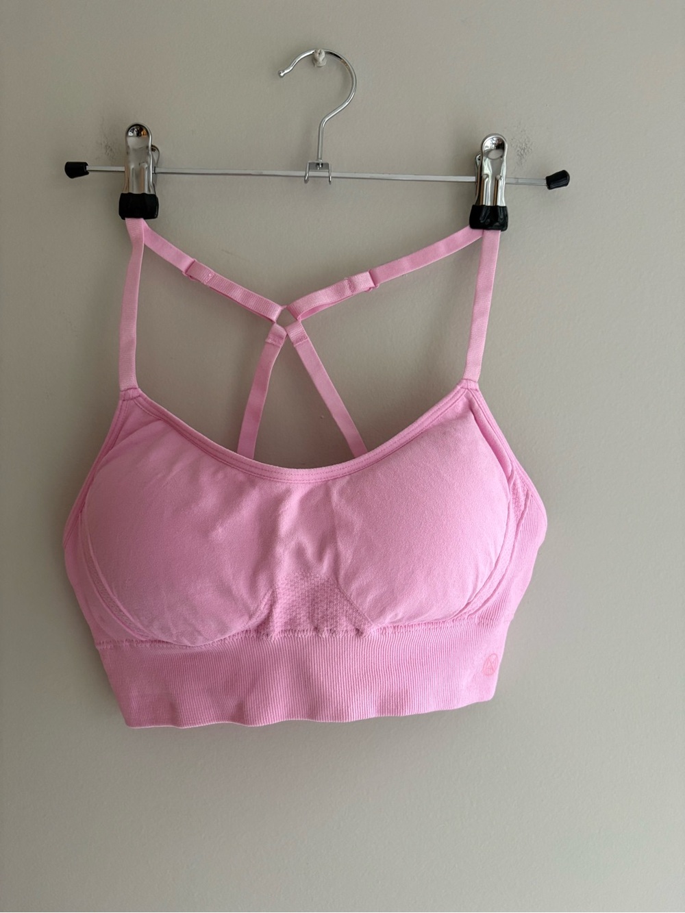 Pink Strappy Bra